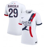 Paris Saint-Germain Bradley Barcola #29 Replica Away Shirt Ladies 2024-25 Short Sleeve